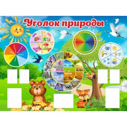 Стенд "Уголок природы для школы и детского сада"