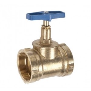 Клапан Ду-50 15Б3Р муфта/муфта латунь прямой 180⁰ РБ