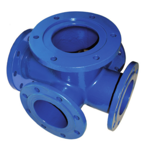 Крест фланцевый с пожарной подставкой   ППКФ